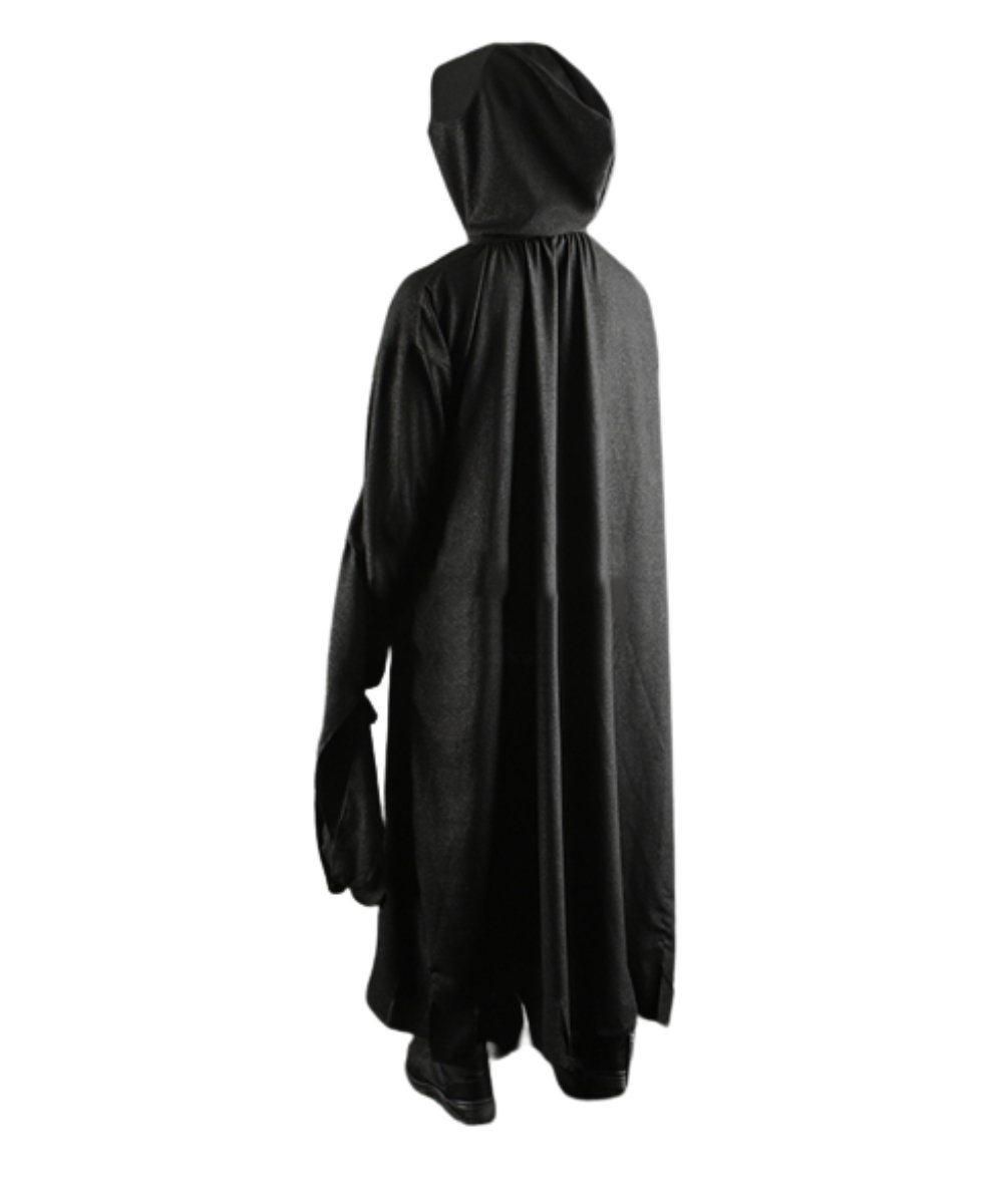 Scream 6 Ghost Black Hooded Costume